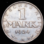 1 марка 1924 (Германия) A