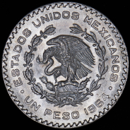 1 песо 1964 (Мексика)