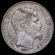 10 центов 1862 (Датская Вест-Индия)