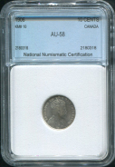 10 центов 1906 (Канада) (в слабе)