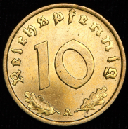 10 пфенингов 1937 (Германия)