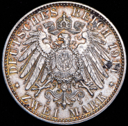 2 марки 1911 "90-летие Луитпольда Баварского" (Бавария) D
