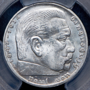 2 марки 1938 (Германия) (в слабе) Е