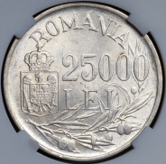 25000 леев 1946 (Румыния) (в слабе)