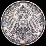 3 марки 1909 (Ангальт) А