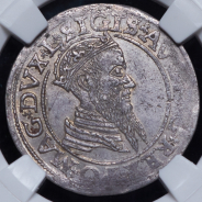 4 гроша 1566 (Литва) (в слабе)