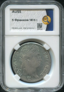 5 франков 1813 (Франция) (в слабе)