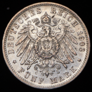 5 марок 1903 (Вюртемберг) F