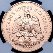 50 песо 1947  Рестрайк (Мексика) (в слабе)