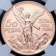 50 песо 1947  Рестрайк (Мексика) (в слабе)