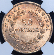 50 сентимо 1948 (Коста-Рика) (в слабе)