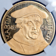 Медаль "Мартин Лютер" 1963 (Швейцария) (в слабе)