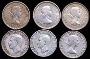 Набор из 10-ти монет 25 центов (Канада)