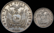 Набор из 2-х сер  монет (Эквадор)