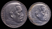 Набор из 2-х сер. монет (Германия)