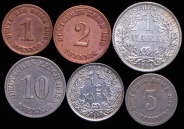 Набор из 6-ти монет (Германия)