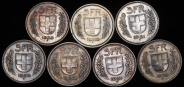Набор из 7-ми монет 5 франков (Швейцария)