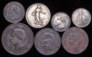 Набор из 7-ми монет (Франция)