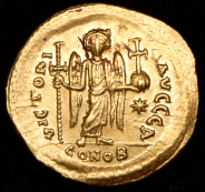 Солид. Юстин I. Византия