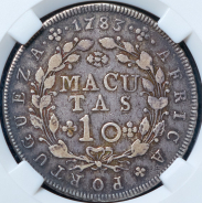 10 макут 1783 (Ангола) (в слабе)