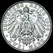 2 марки 1904 (Саксония)