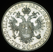 20 крейцеров 1848 (Венгрия) А