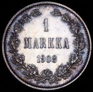 1 марка 1908 (Финляндия)