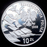 10 злотых 2008 "40 лет политическому кризису в Польше 1968 года" (Польша)