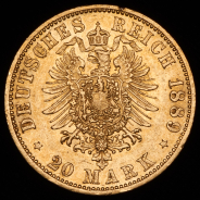 20 марок 1889 (Пруссия)