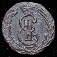 Полушка 1774 "Сибирская" КМ (Бит. R1.)