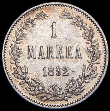 1 марка 1892 (Финляндия)