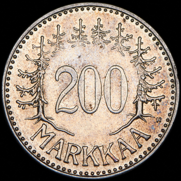 200 марок 1957 (Финляндия)