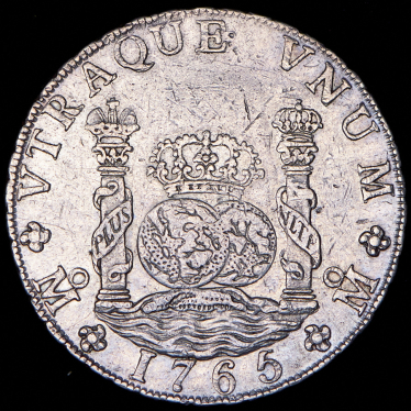 8 реалов 1765 (Мексика)