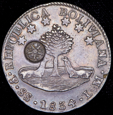 8 соль 1834 (Боливия)