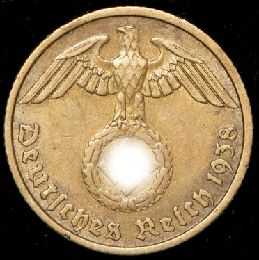 10 пфеннигов 1938 (Германия) F