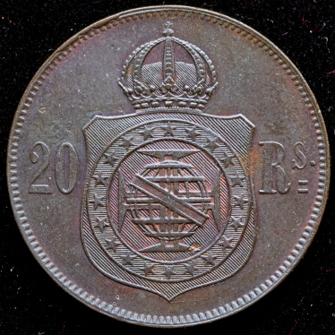 20 реалов 1869 (Бразилия)