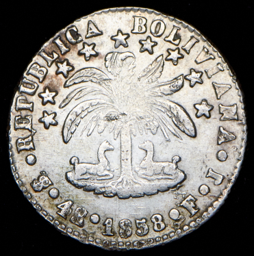 4 соля 1858 (Боливия)