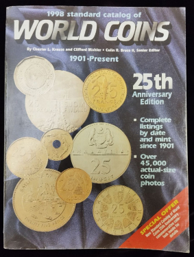 Каталог Krause "Standart catalog of world coins 1901-Present. 25st edition" 1998