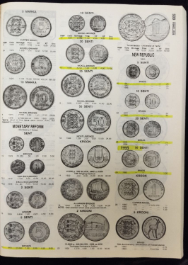 Каталог Krause "Standart catalog of world coins 1901-Present. 25st edition" 1998