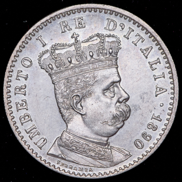 1 лира 1890 (Итальянская Эритрея) R