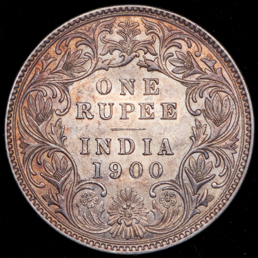 1 рупия 1900 (Индия)