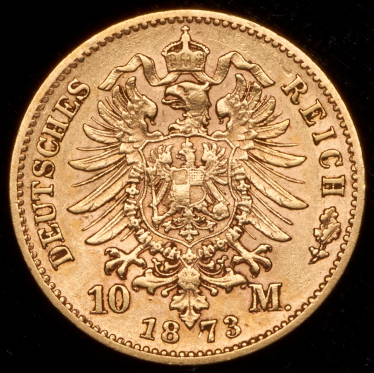 10 марок 1873 (Пруссия) B