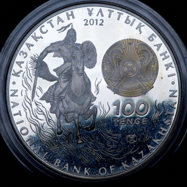 100 тенге 2012 "Великие полководцы - Султан Бейбарс I" (Казахстан) (в п/у)