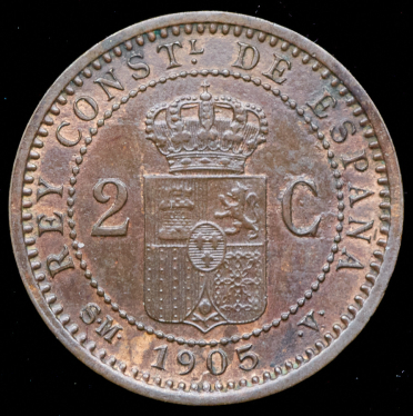 2 сентимо 1905 (Испания)