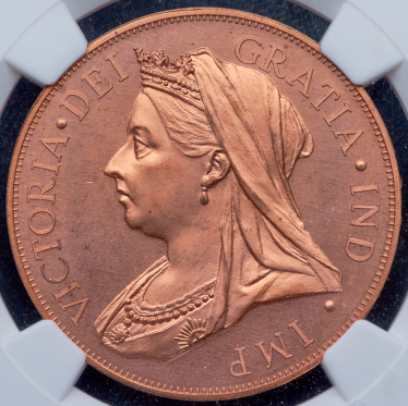 36 пиастров 1901. Модуль (Кипр) (в слабе)