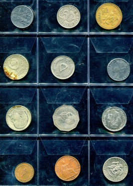 Набор из 58-ми монет (страны мира)