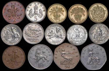 Набор из 65-ти монет (страны мира)