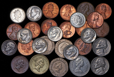 Набор из 65-ти монет (страны мира)