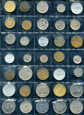 Набор из 82-х монет (страны мира)