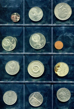 Набор из 82-х монет (страны мира)